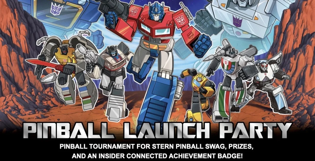Transformers Pinball Pro Launch Party