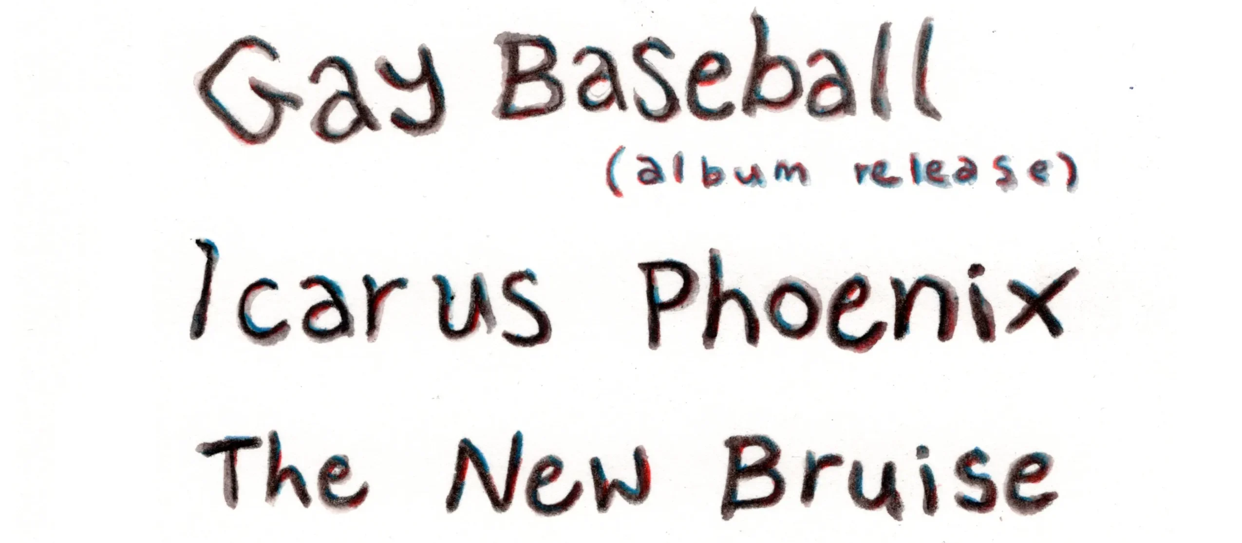 Gay Baseball Album Release